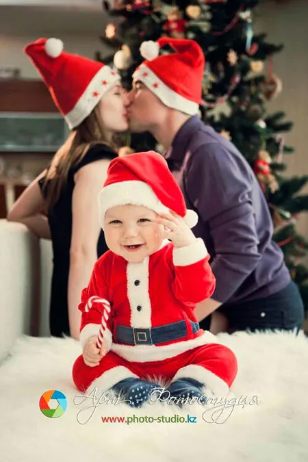 Идеи фото новогодней фотосессии с малышом