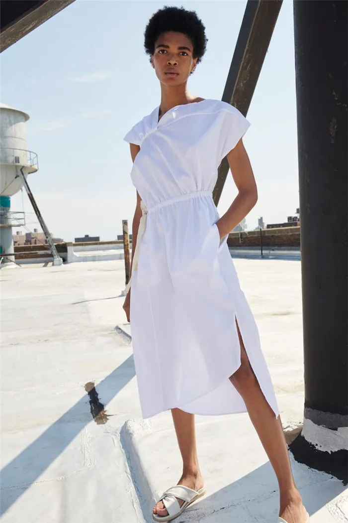 Модное платье весна-лето 2021 из коллекции Zero + Maria Cornejo