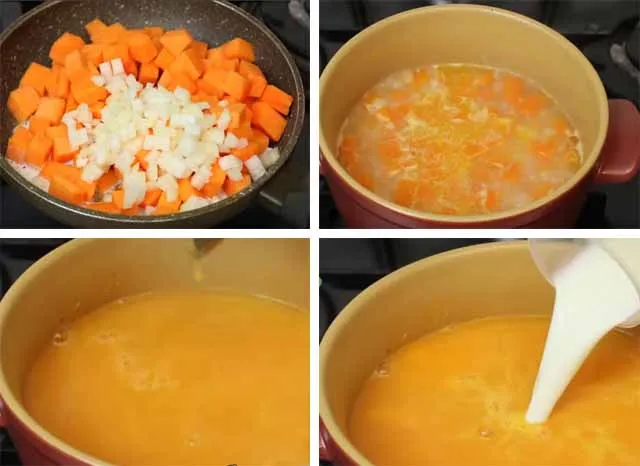 prigotovlenie klassicheskogo supa iz tykvy
