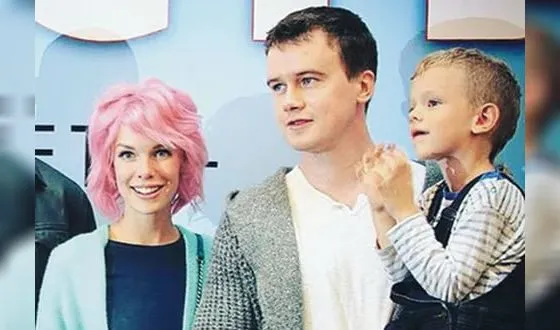 Анна Старшенбаум с мужем и сыном