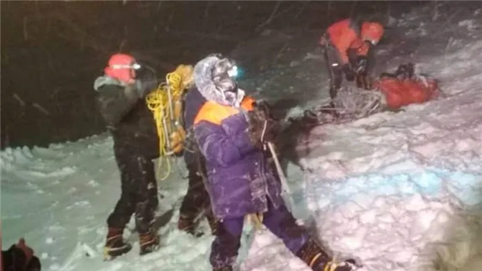 Поисково-спасательные работы на горе Эльбрус