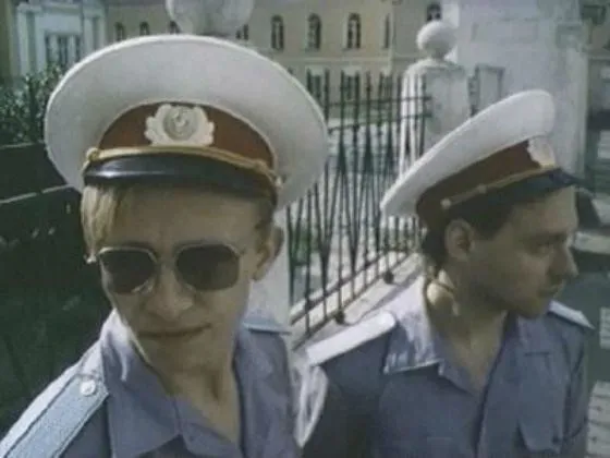 Охлобыстин (слева) сыграл милиционера в своей короткометражке