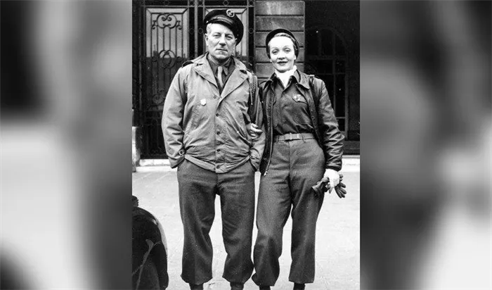 Дитрих и Габен, Франция 1944 год