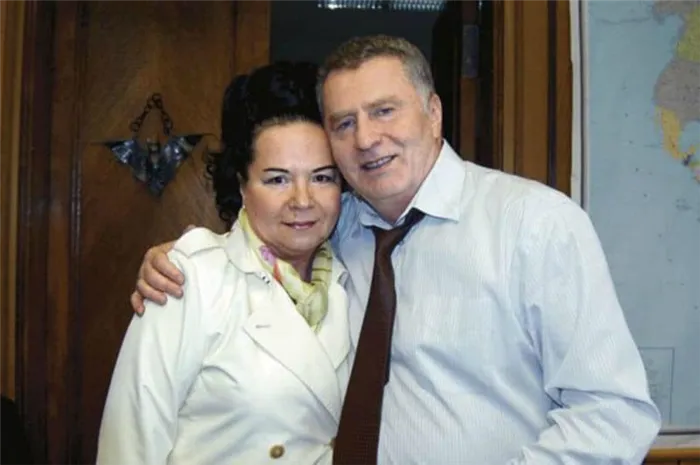 Владимир Жириновский с женой Галиной Лебедевой