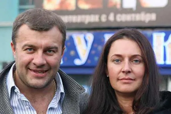 Михаил Пореченков и его жена Ольга