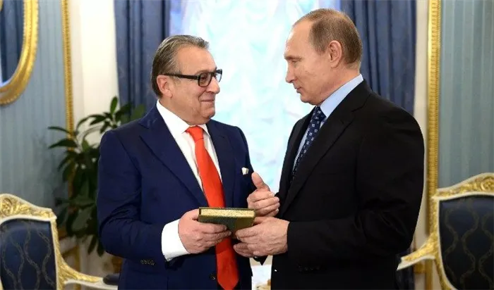 Геннадий Хазанов и Владимир Путин
