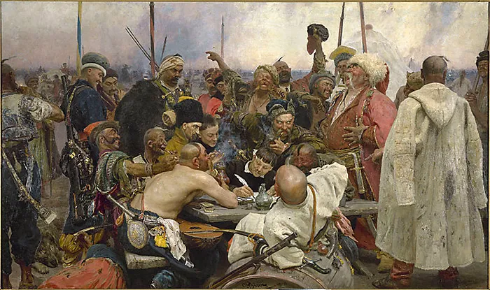 Картина «Запорожцы пишут письмо турецкому султану» Ильи Репина