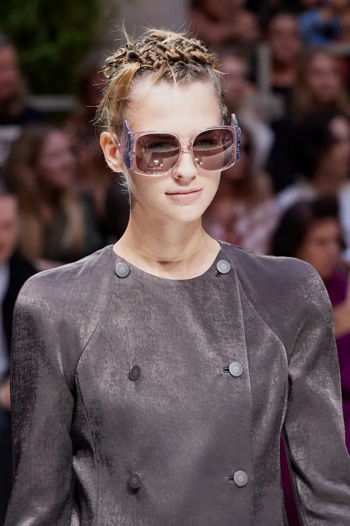 Модные женские очки square с квадратной оправой из коллекции 2020 Giorgio Armani