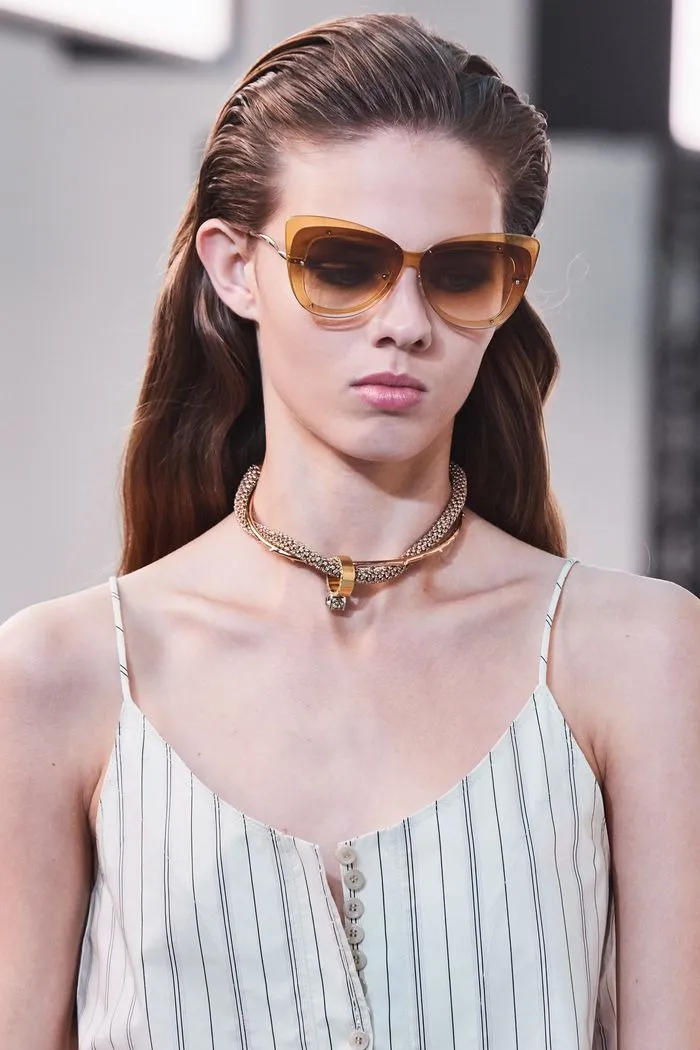 Модные солнцезащитные женские очки с двойными стеклами из коллекции 2020 Chloé