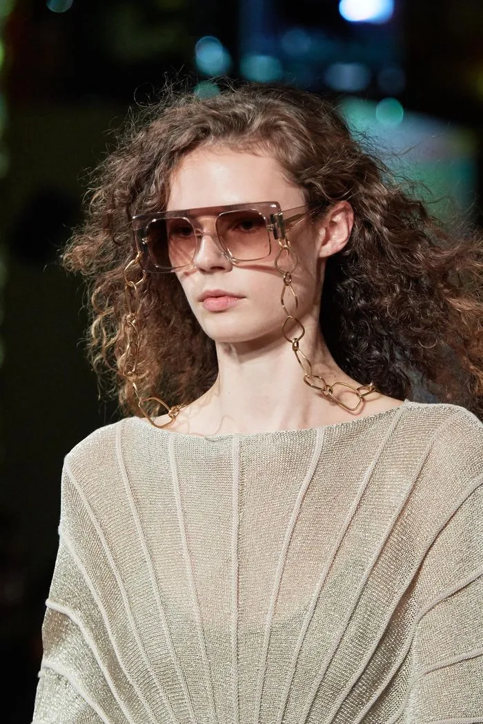 Модные женские очки square с квадратной оправой из коллекции 2020 Stella McCartney