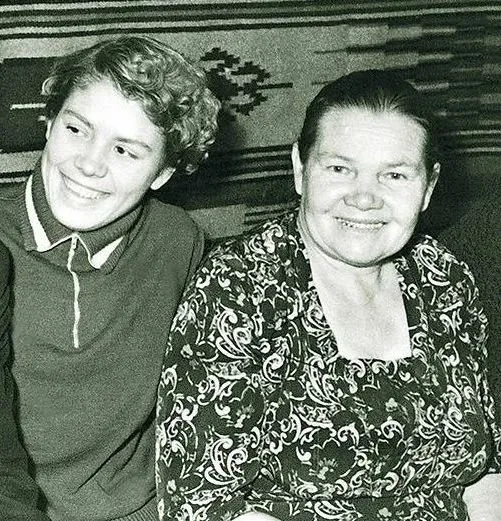 Лариса Латынина с мамой