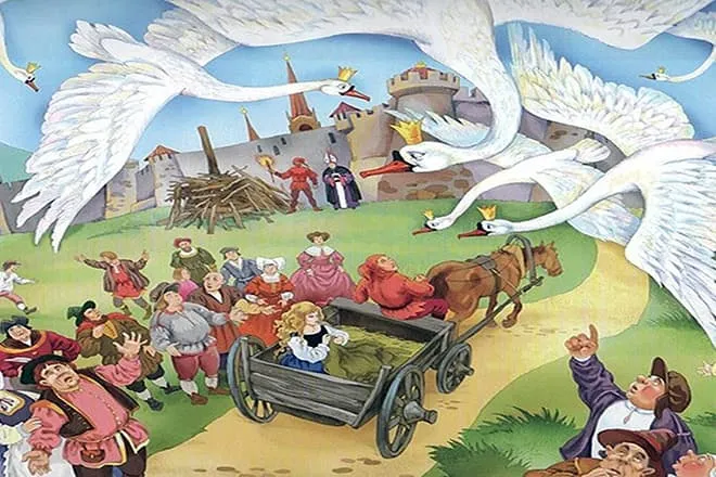Иллюстрация к сказке Ганса Христиана Андерсена 