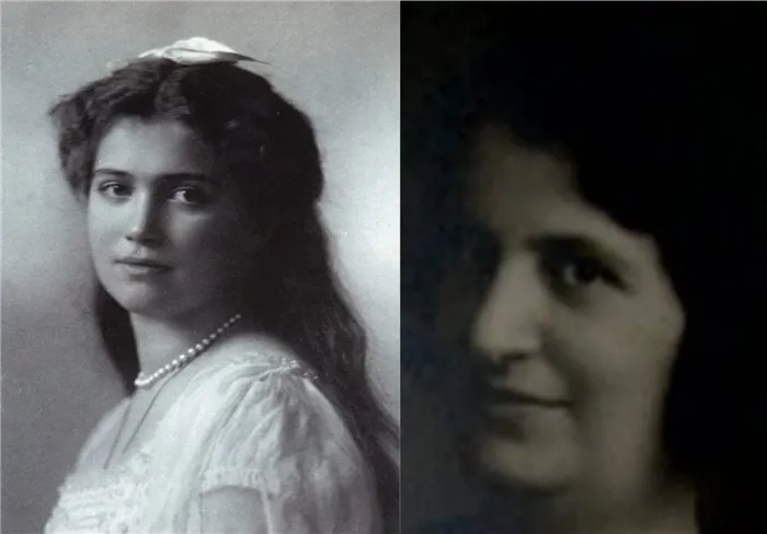 Слева - великая княжна Мария, справа - Аверис Яковелли
