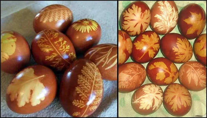 покраска яиц на пасху