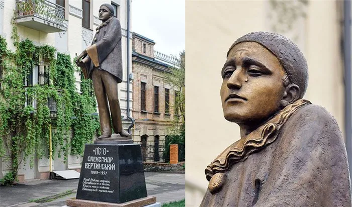 Памятник Вертинскому в Киеве
