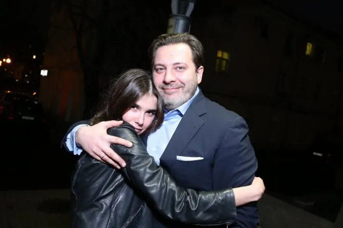 Мария Андреева с мужем Антоном