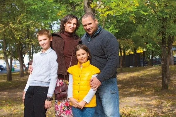 Семья и дети Олеси Железняк фото