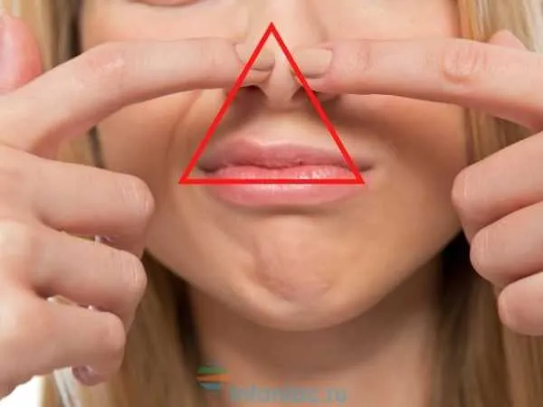 Треугольник смерти на вашем лице: где он находится и чем он опасен - AllMedNews.ru
