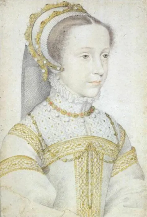 Портрет Марии Стюарт в юности, Франсуа Клуэ. \ Фото: pinterest.com.