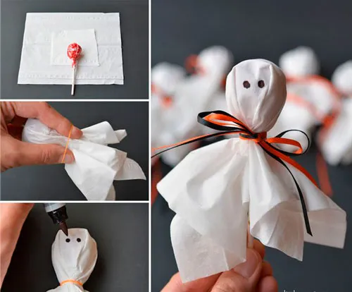 как украсить комнату на хэллоуин своими руками из бумаги 3