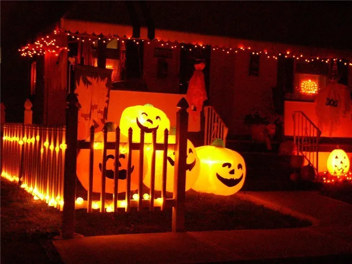 Освещение на хэллоуин