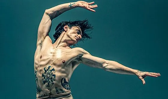 Сергей Полунин украсил свое тело многочисленными татуировками