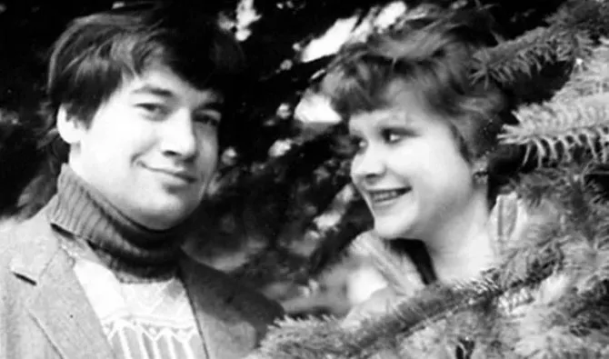 Игорь Маменко с женой в молодости