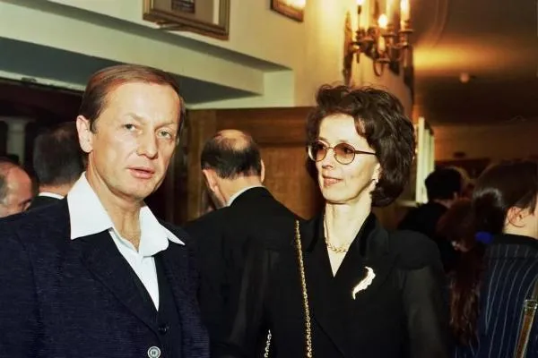 На фото: Михаил Задорнов и его первая жена Велта Задорнова (Калнберзина)