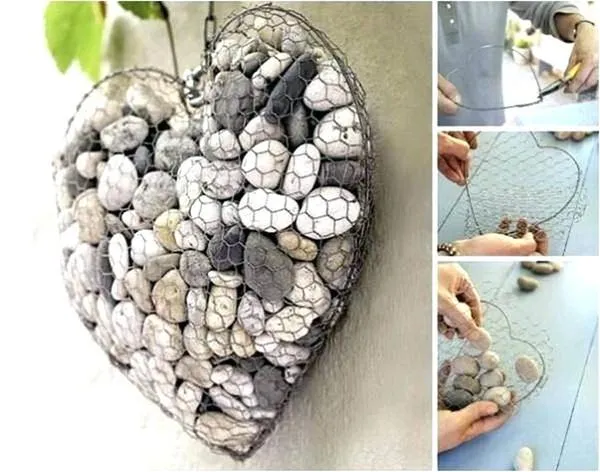 Каменное сердце-габион. Фото с сайта vtable.co