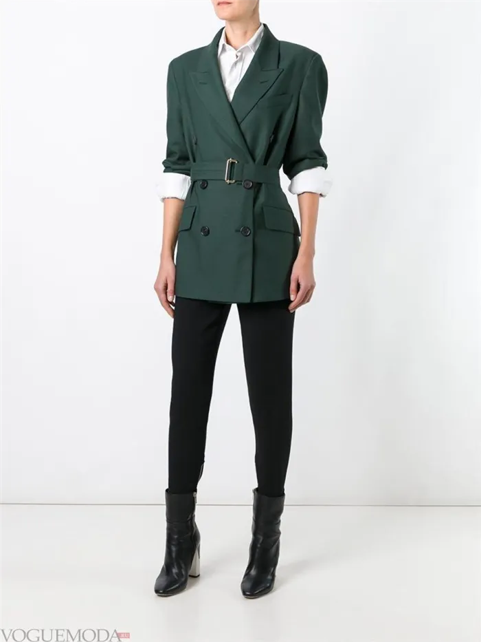 модный пиджак зеленый