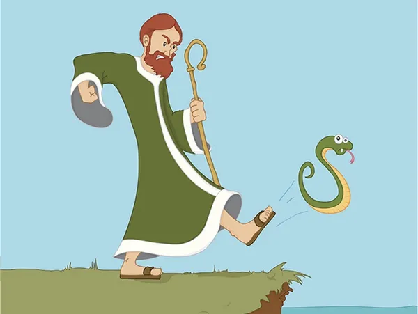 Святой Патрик и змеи.