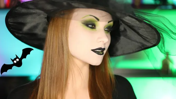 интересный макияж ведьмы на хэллоуин