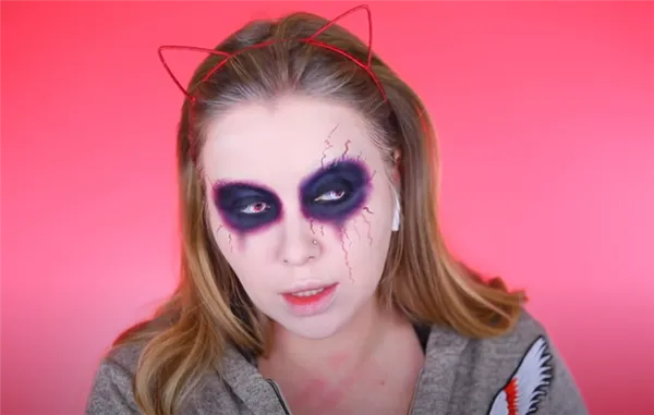 макияж ведьмы на хэллоуин шаг 5