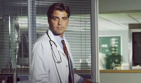 Джордж Клуни в сериале «Скорая помощь»