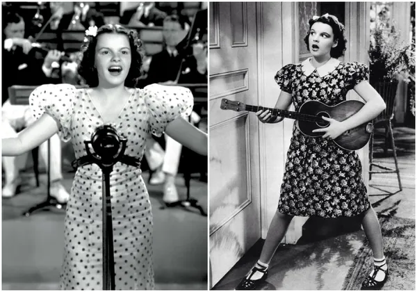 Слева: Первый полнометражный фильм с Джуди «Кожаный парад» 1936 год. \ Справа: Фильм «Чистокровки не плачут». \ Фото: google.com.