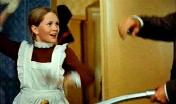 Анастасия Немоляева в детстве (кадр из фильма «Старый Новый год»)