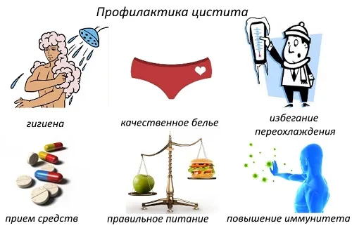 Меры по предупреждению цистита