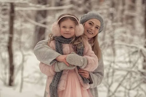 Алла Юганова с дочкой