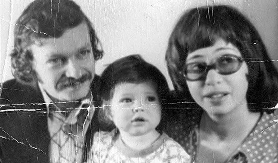 Анна Банщикова с родителями
