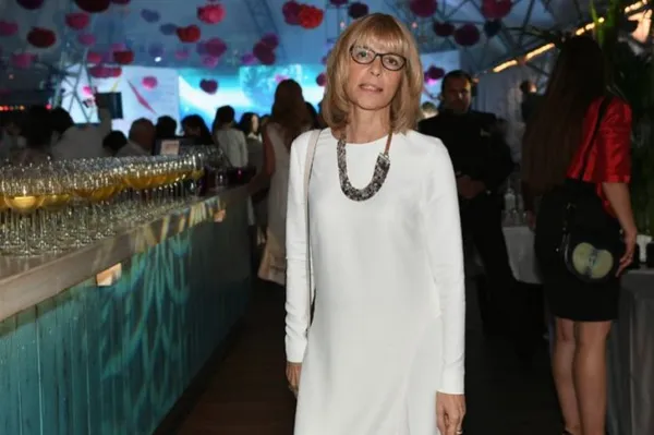 Режиссёр и актриса Вера Глаголева на вечеринке The Hollywood Reporter в рамках 39-го Московского международного кинофестиваля в Москве. Июнь 2017 года.