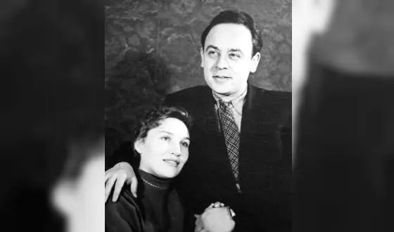 Леонид Броневой с первой женой
